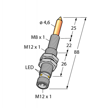 Turck NIMFE-EM12/4.6L88-UN6X-H1141/S1182 