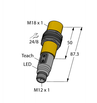 Turck BCT5-S18-UN6X2T-H1151 