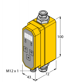 Turck FCMI-3/8D08DYA4P-LI-UP8X-H1141 