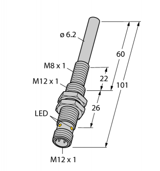 Turck NIMFE-M12/6.2L101-UN6X-H1141 