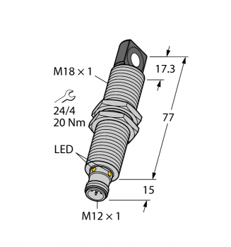 Turck RU130U-M18ES-LI8X2-H1151 