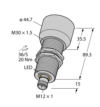 Turck RU600U-M30E-LU8X2-H1151  - изображение 1