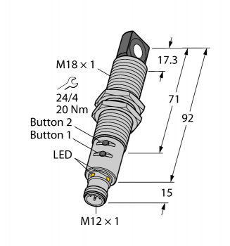 Turck RU40U-M18ES-LIU2PN8X2T-H1151  - изображение 1