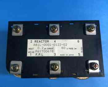 GE Fanuc A81L-0001-0122-02 AC REACTOR, 60A, 3 PHASE 