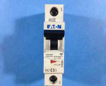 Eaton FAZ-C3/1 CIRCUIT BREAKER 277VAC 3A 1 POLE 15KA 