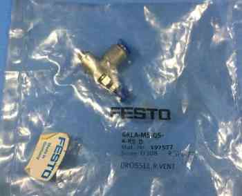 Festo GRLA-M5-QS-4-RS-D FLOW CONTROL VALVE, ONE-WAY 