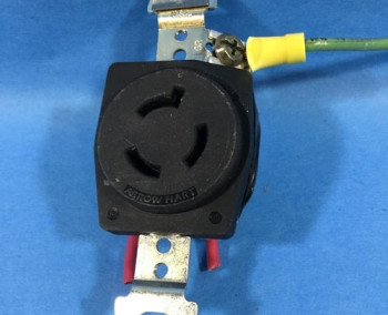 Eaton CWL615R RECEPTACLE SINGLE 15A 250V 2P3W H/L BK  - изображение 1