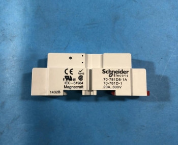 Schneider Electric 70-781D5-1A MAGNECRAFT RELAY BASE  - изображение 1