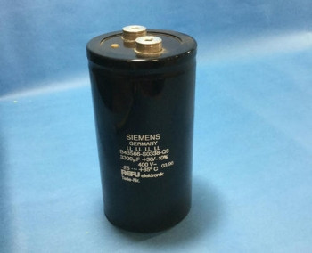 Siemens B43566-S0338-Q3 CAPACITOR, 3300 UF, +30/-10%, 400 VAC  - изображение 1