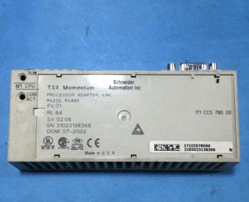 Schneider Electric SCHNEIDER AUTOMATION INC 171CCS78000 TSX MOMENTUM PLC PROCESSOR  - изображение 1