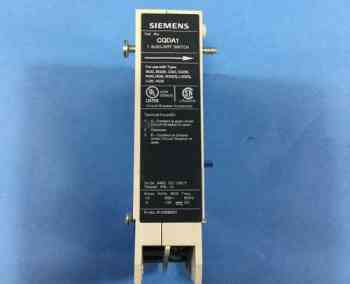 Siemens CQDA1 CQD SERIES AUXILIARY SWITCH 240 VAC/125 VDC 