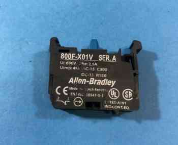 Allen Bradley 800F-X01V SERIES A CONTACT BLOCK FOR PUSHBUTTON 