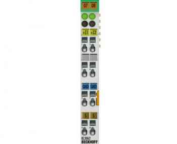 Beckhoff KL3062 2-CHANNEL ANALOG INPUT TERMINAL 0 TO 10 V 12 BITS 