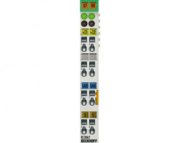Beckhoff KL3062 2-CHANNEL ANALOG INPUT TERMINAL 0 TO 10 V 12 BITS  - изображение 1
