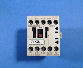 Siemens 3RT1017-1BB42 POWER CONTACTOR 3 POLES DC 24V  - изображение 1