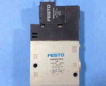 Festo CPE18-M1H-3GLS-1/4 3/2 SOLENOID VALVE 1/4NPT 24VDC 