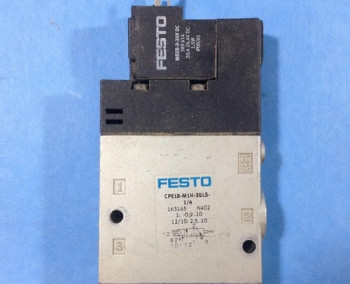 Festo CPE18-M1H-3GLS-1/4 3/2 SOLENOID VALVE 1/4NPT 24VDC  - изображение 1
