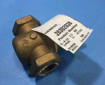 Siemens 263-02038 CONTROL VALVE WITH ACTUATOR 