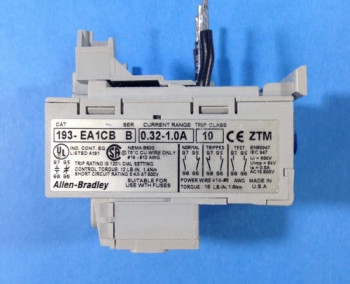 Allen Bradley 193-EA1CB OVERLOAD RELAY 0.32-1 AMP  - изображение 1