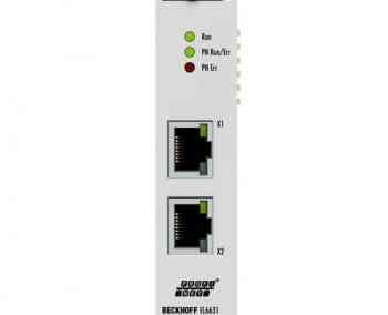 Beckhoff EL6631 RT CONTROLLER, TERMINAL, PROFINET, 2 CHANNEL 