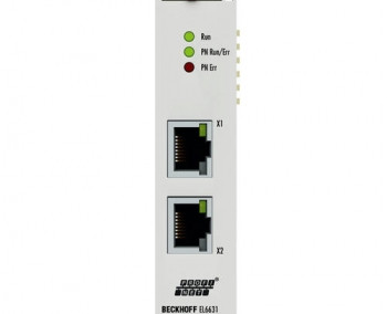 Beckhoff EL6631 RT CONTROLLER, TERMINAL, PROFINET, 2 CHANNEL  - изображение 1