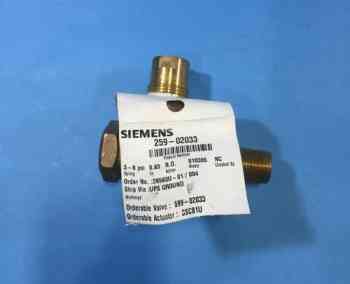Siemens 259-02033 VALVE ASSEMBLY 