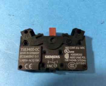 Siemens 3SB3400-0C CONTACT BLOCK 