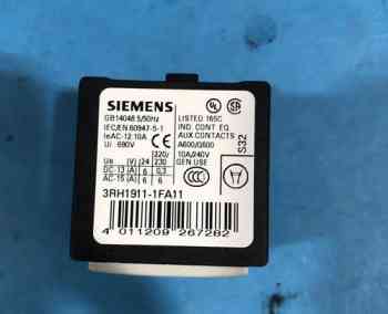 Siemens 3RH1911-1FA11 AUXILIARY CONTACT BLOCK 