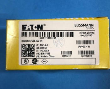 Eaton AGC-4-R 250VAC 4A CARTRIDGE FUSE BOX OF 50  - изображение 1