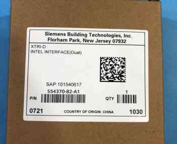 Siemens S54370-B2-A1 DUAL INPUT MONITOR MODULE 