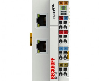 Beckhoff EK1100 24V ETHERCAT COUPLER INTERFACE MODULE  - изображение 1
