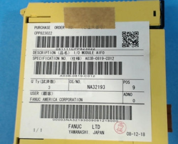 GE Fanuc A03B-0819-C012 I/O MODULE AIFO  - изображение 1