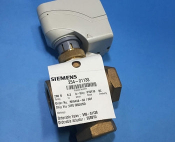 Siemens 254-01138 MZ SERIES VALVE ASSEMBLY, ANSI 250, 3-WAY  - изображение 1