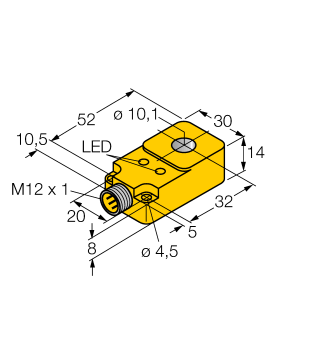 Turck BI10R-Q14-AP6X2-H1141 