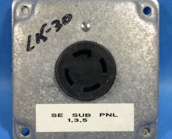 Eaton AHL1530R RECEPTACLE SINGLE 30A 250V 3PH 3P4W H/L BK  - изображение 1