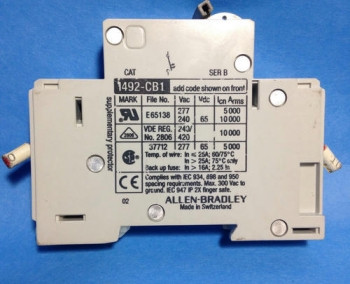 Allen Bradley 1492-CB1 MANUAL MOTOR CONTROLLER/CIRCUIT BREAKER  - изображение 1
