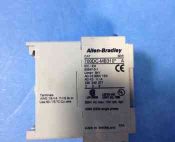 Allen Bradley 700DC-MB310 RELAY MINI- CONTROL 00VDC 