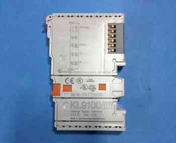 Beckhoff KL9100 POWER SUPPLY TERMINAL, 10 AMP, 24 VDC 