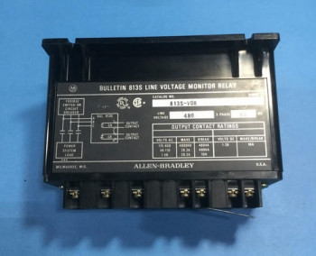 Allen Bradley 813S-V0B SERIES B LINE VOLTAGE MONITIOR RELAY  - изображение 1