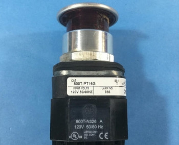 Allen Bradley 800T-PT16G PILOT LIGHT, LED, PUSH TO TEST, 120VAC  - изображение 1