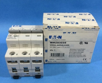 Eaton WMZS3C05 50A 10KA TYPE C MINITURE CIRCUIT BREAKER  - изображение 1