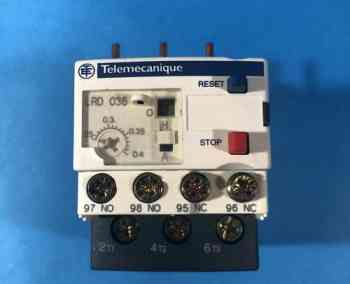 Schneider Electric LRD-036 0.25-0.40A THERMAL OVERLOAD RELAY 
