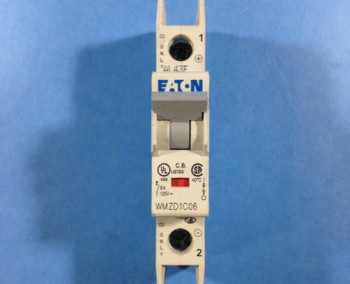 Eaton WMZD1C06 CIRCUIT BREAKER 1 POLE 6A 125VDC C-CURVE  - изображение 1