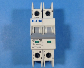 Eaton WMZT2C03 CIRCUIT BREAKER 3A 240VAC/48VDC 2 POLE 10KA  - изображение 1