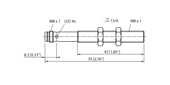 Turck RU10L-M08-UN8X-V1141 
