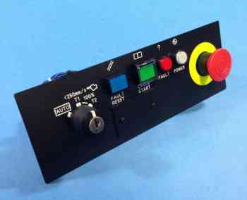 GE Fanuc A05B-2601-C001 CONTROL PANEL R30IB T1&T2 AUTOSWITCH W/ KEYS 