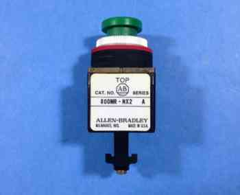 Allen Bradley 800MR-NX2 PUSH BUTTON GREEN CAP UNIT 