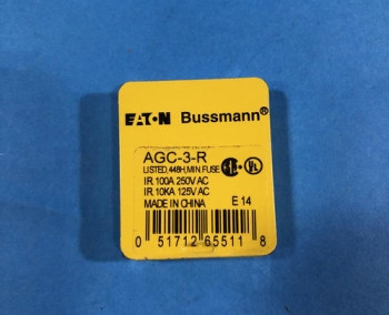 Eaton AGC-3R PACK OF 3 CARTRIDGE FUSES  - изображение 1