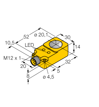 Turck BI20R-Q14-AP6X2-H1141 