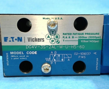 Eaton DG4V-3S-2AL-M-U-H5-60 SOLENOID VALVE 24VDC 30W  - изображение 1